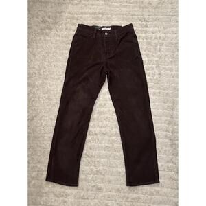 Levi's vintage-inspired button-fly Wedgie Straight corduroy pants Size 28x28
